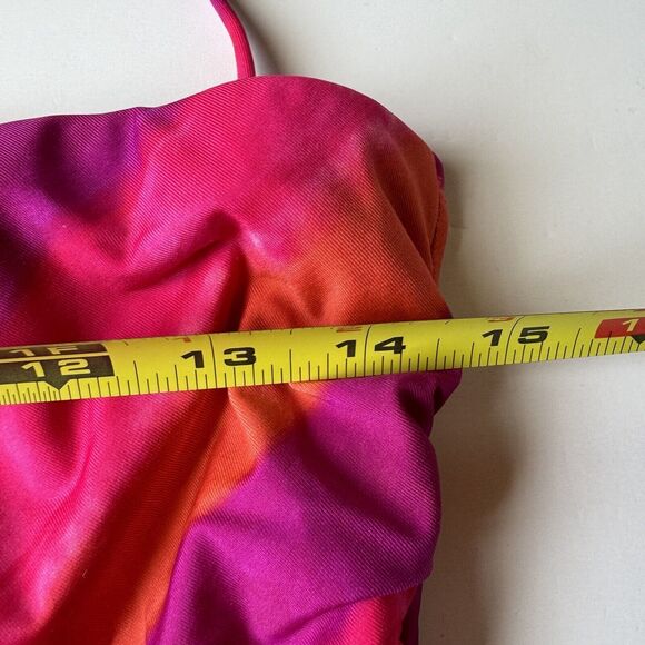 lauren ralph lauren halter tankini top Striped Size 12 New with Tags - Picture 5 of 11